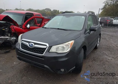 2014 Subaru Forester 2.5I Touring z USA, uszkodzony, nr VIN JF2SJAPC9EH490198